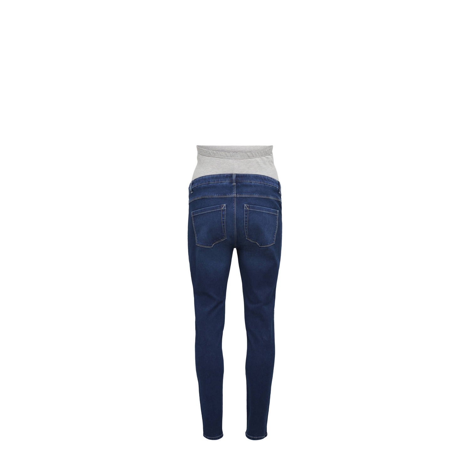 ONLY MATERNITY high waist zwangerschapskleding skinny jeans medium blue denim