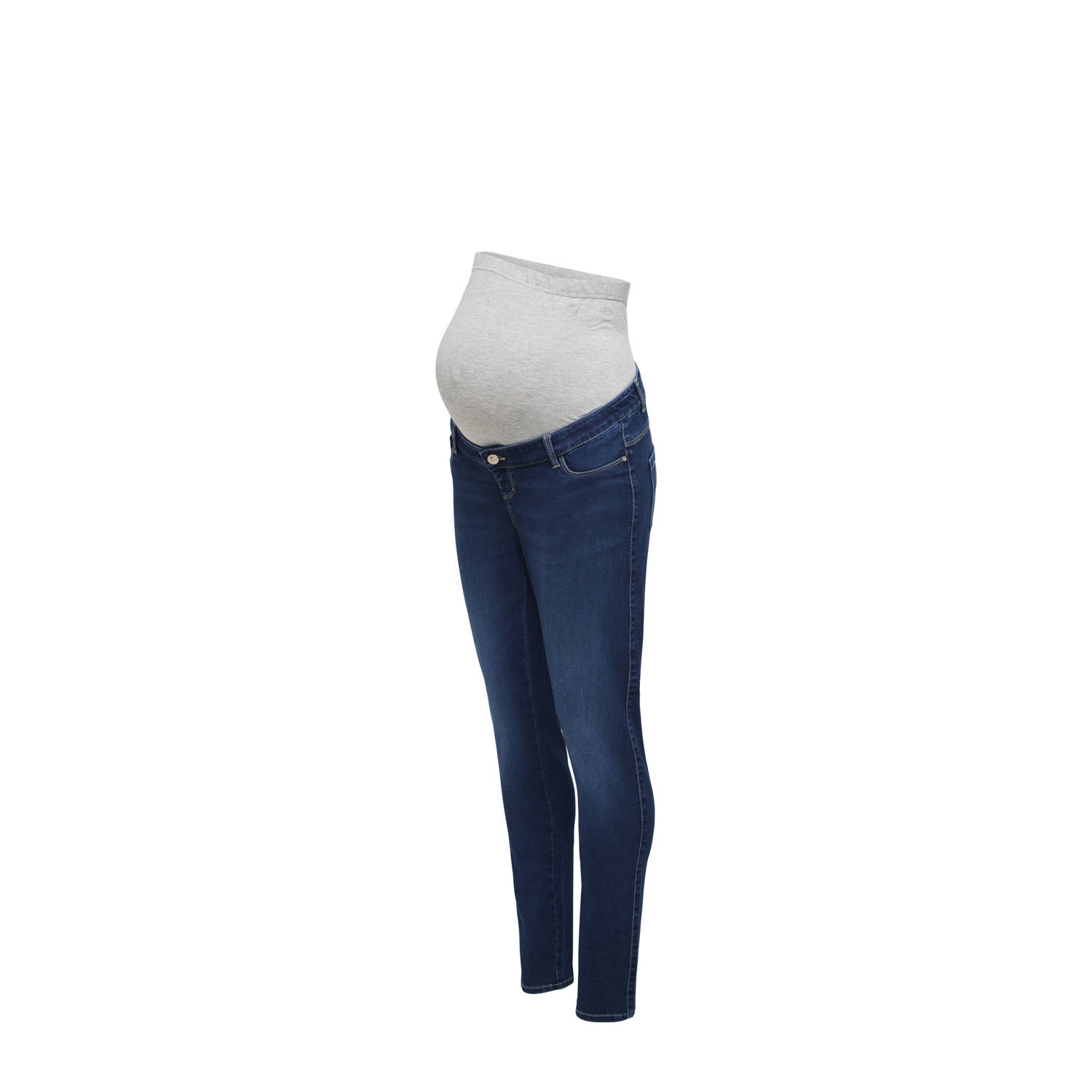 ONLY MATERNITY high waist zwangerschapskleding skinny jeans medium blue denim