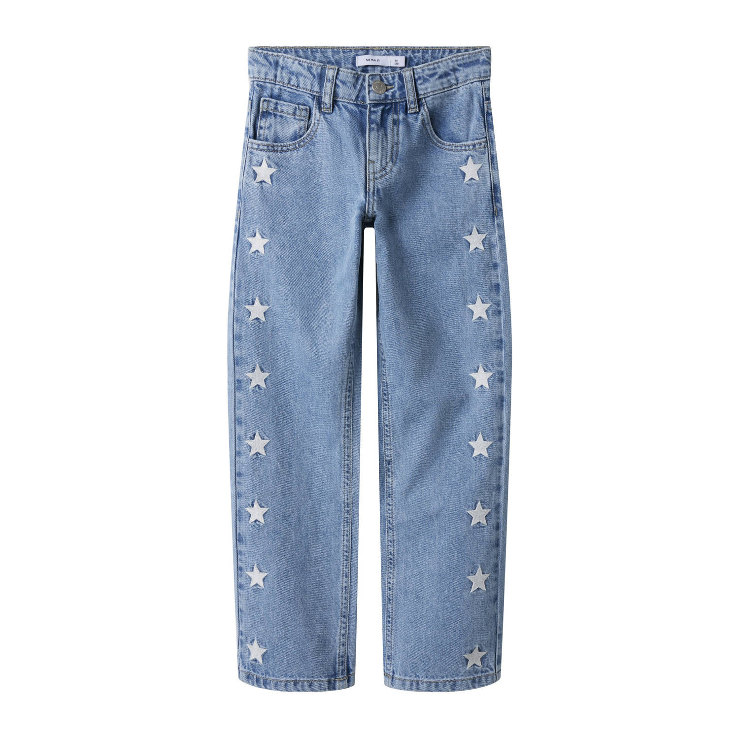 NAME IT KIDS straight leg jeans light blue denim