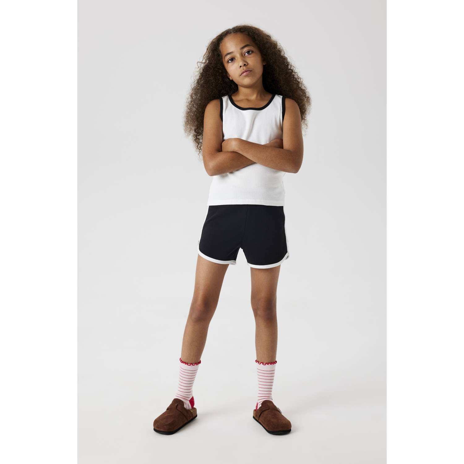 NAME IT KIDS sweatshort zwart