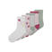 NAME IT MINI sokken - grijs/roze/wit (set van 5)