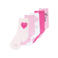 NAME IT MINI sokken - roze/wit (set van 5)