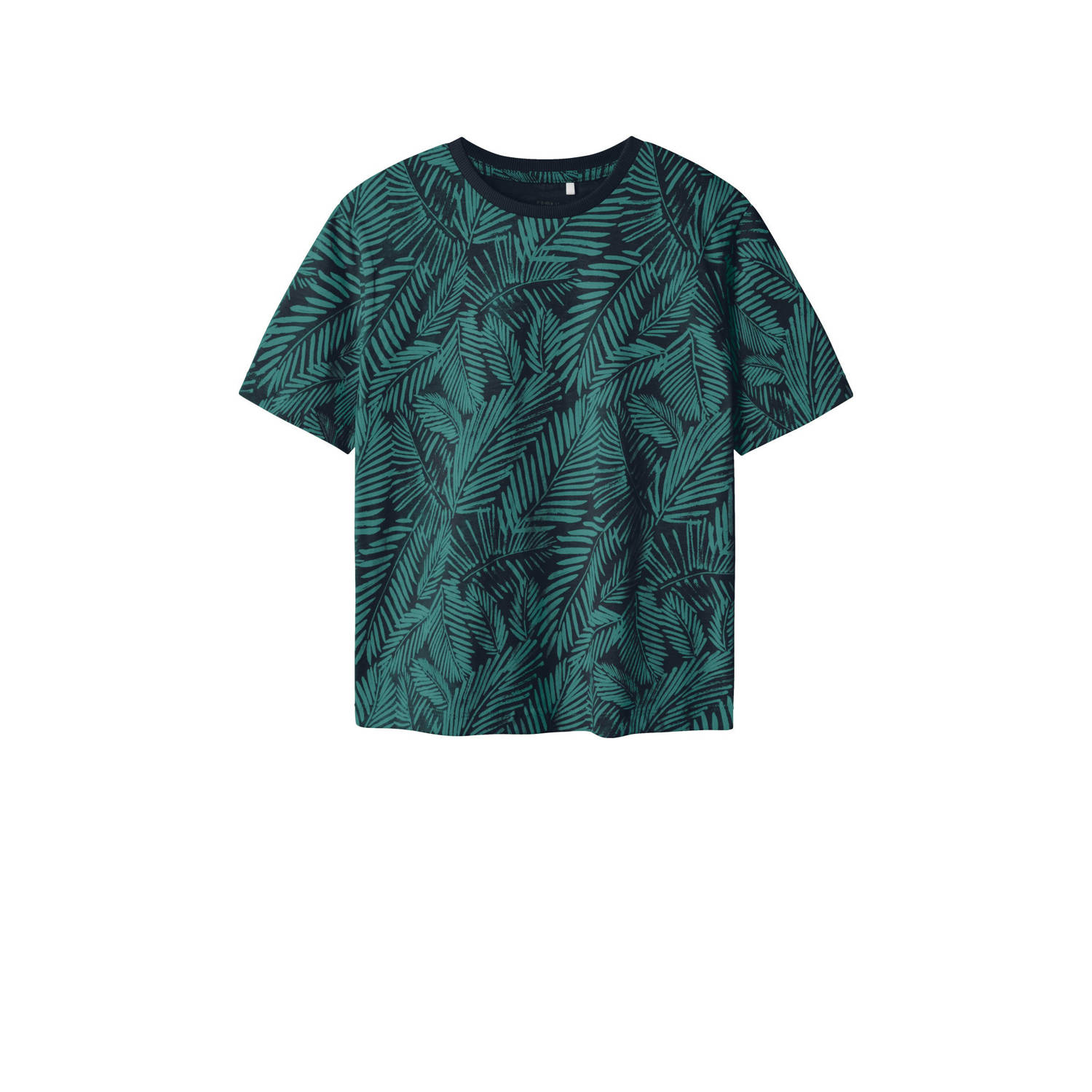 NAME IT KIDS T-shirt donkergroen