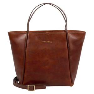 leren handtas Fine Florence bruin