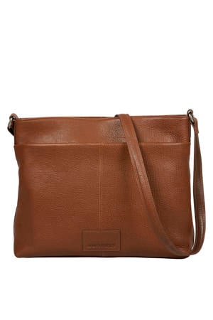 leren crossbody tas Soft Skylar bruin