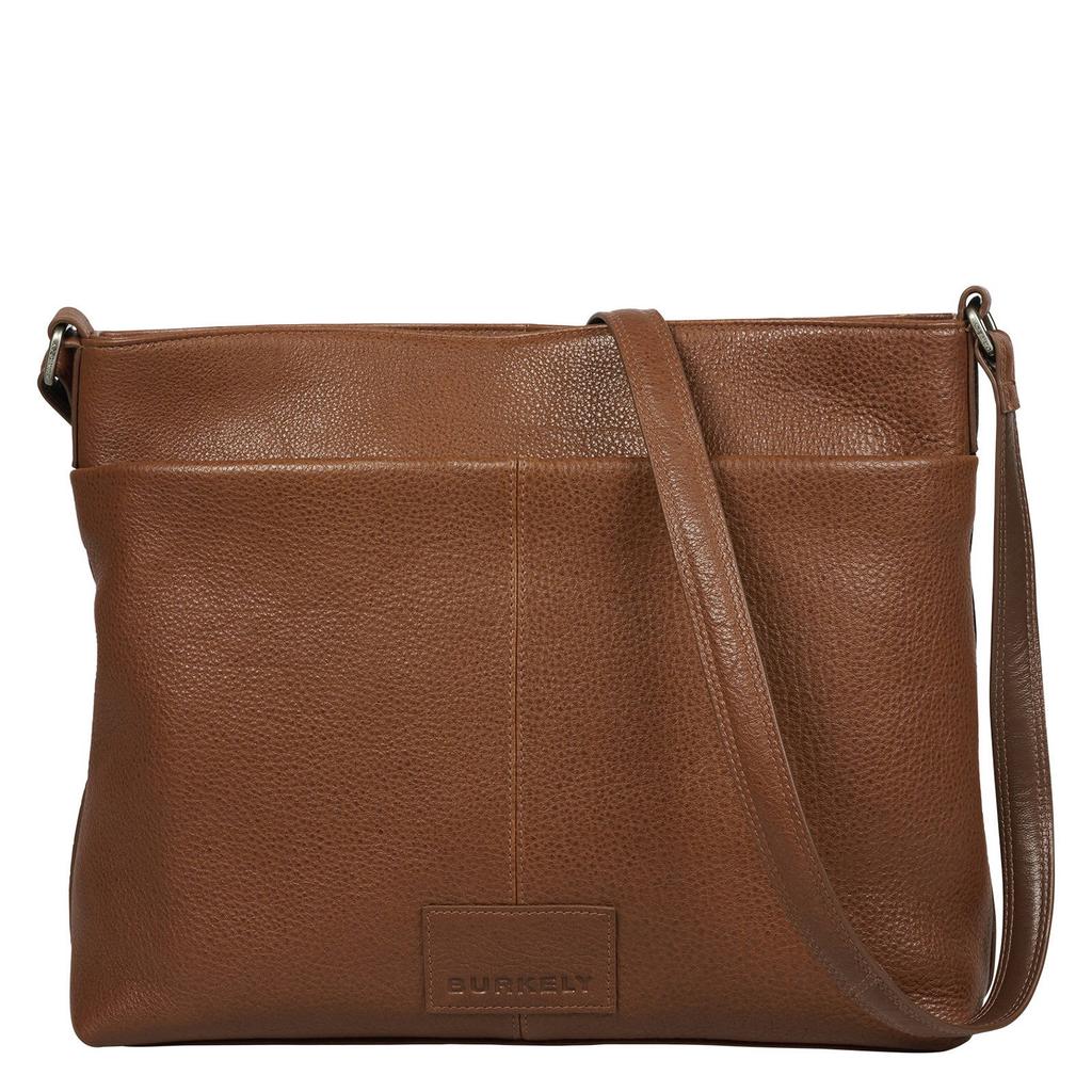 BURKELY leren crossbody tas Soft Skylar bruin