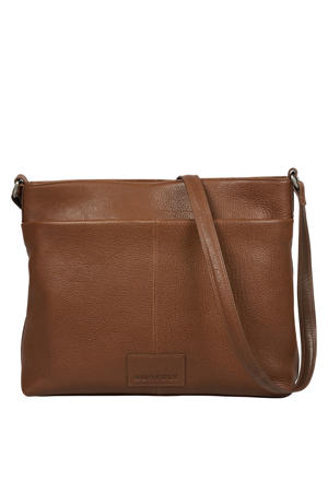leren crossbody tas Soft Skylar bruin