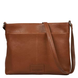 leren crossbody tas Soft Skylar bruin