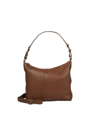leren schoudertas Soft Skylar bruin