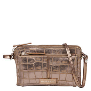  leren crossbody tas Cool Colbie bronskleurig