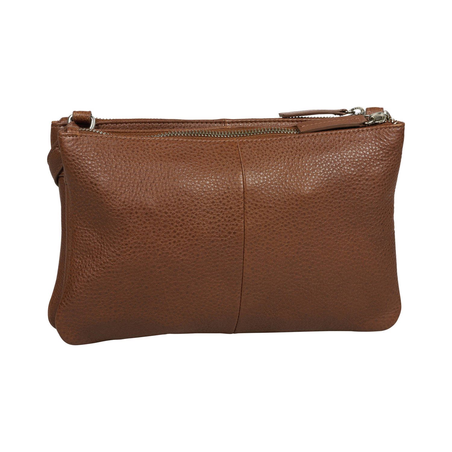 BURKELY leren crossbody tas Soft Skylar bruin