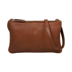 leren crossbody tas Soft Skylar bruin