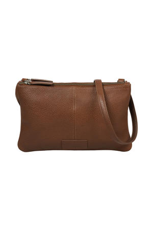 leren crossbody tas Soft Skylar bruin