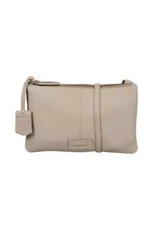 leren crossbody tas Soft Skylar grijs