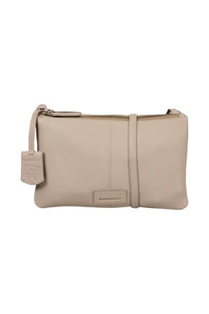 leren crossbody tas Soft Skylar grijs