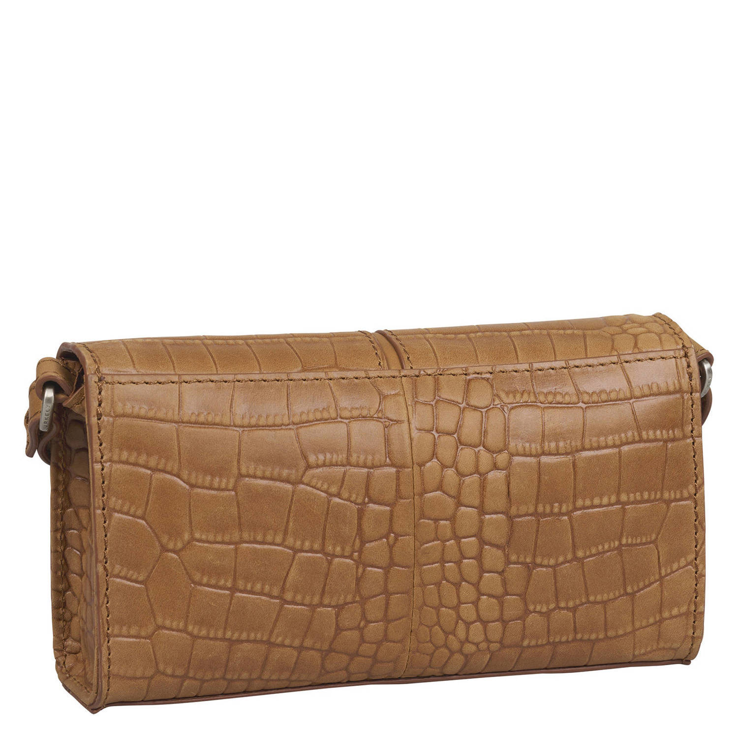 BURKELY leren crossbody tas Cool Colbie cognac