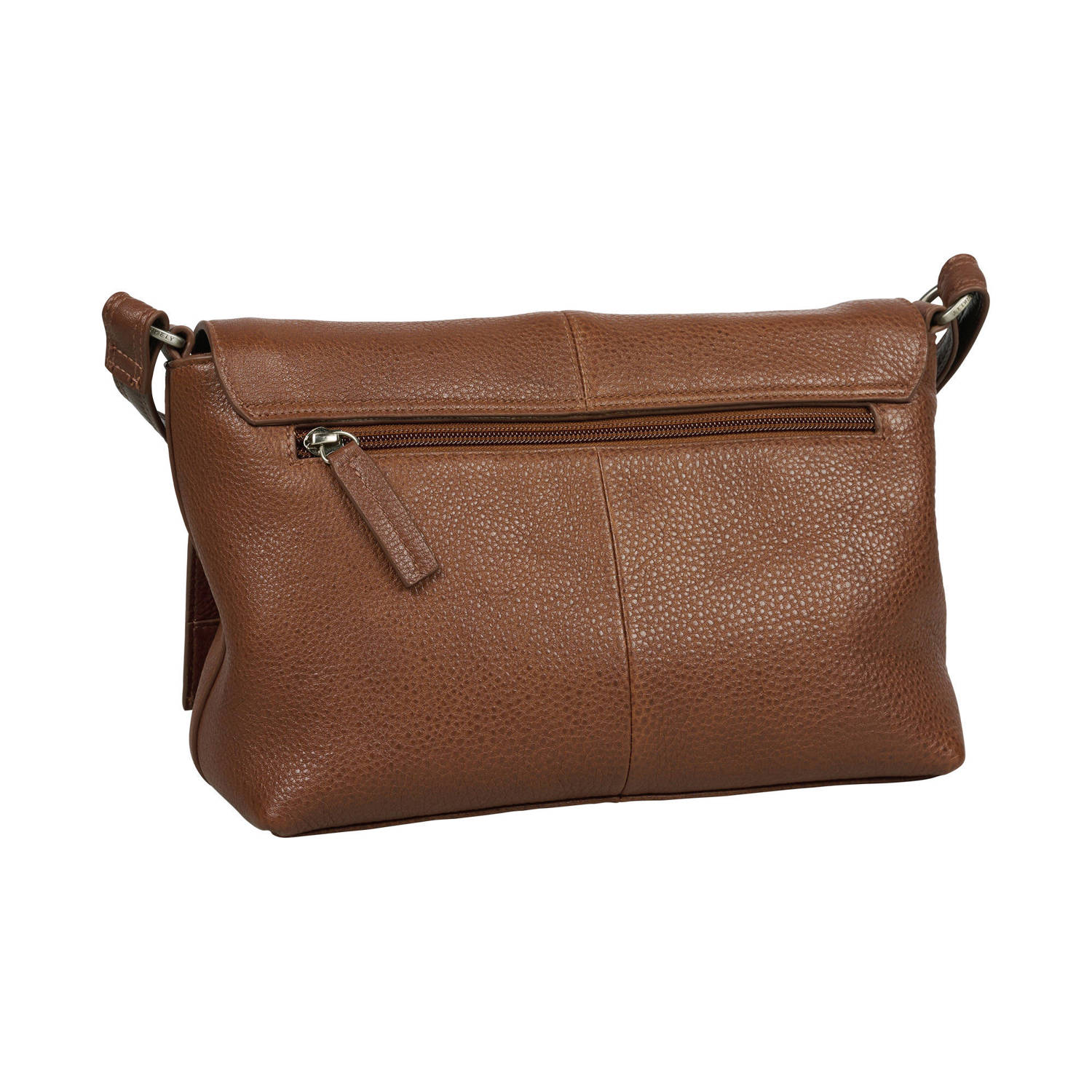 BURKELY leren crossbody tas Soft Skylar Satchel bruin