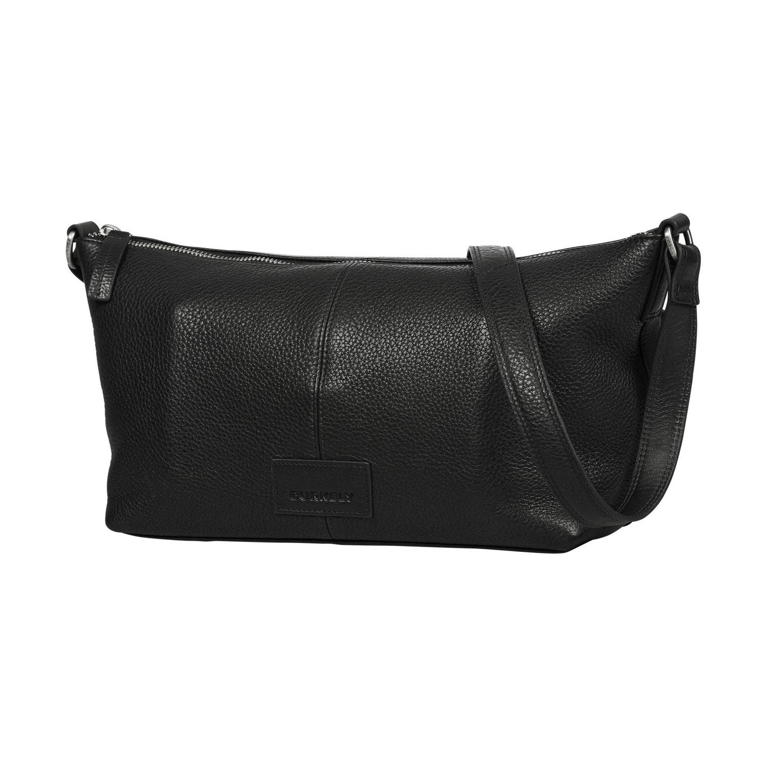 BURKELY leren crossbody tas Soft Skylar zwart