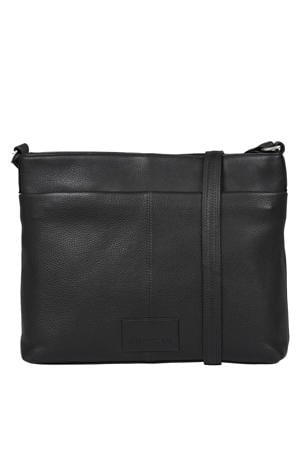 leren crossbody tas Soft Skylar zwart