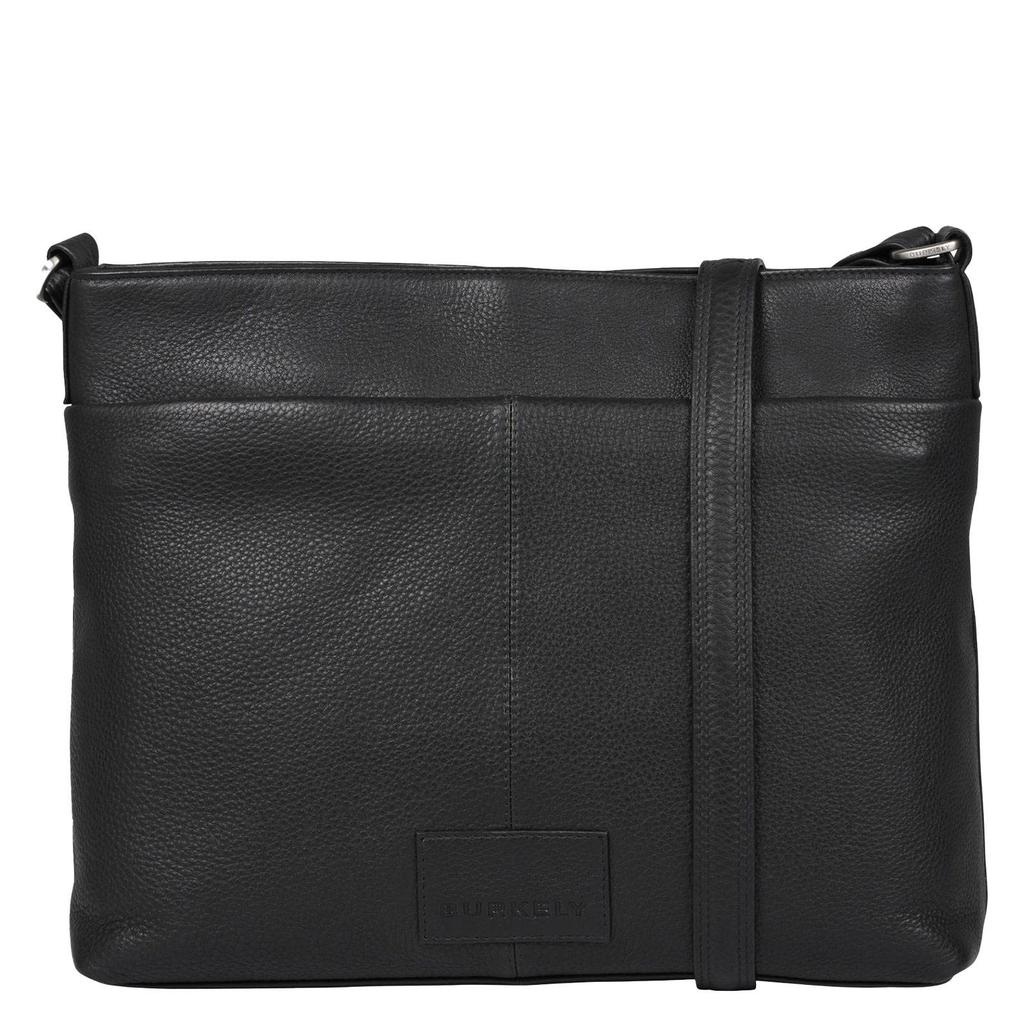 BURKELY leren crossbody tas Soft Skylar zwart