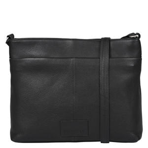 leren crossbody tas Soft Skylar zwart