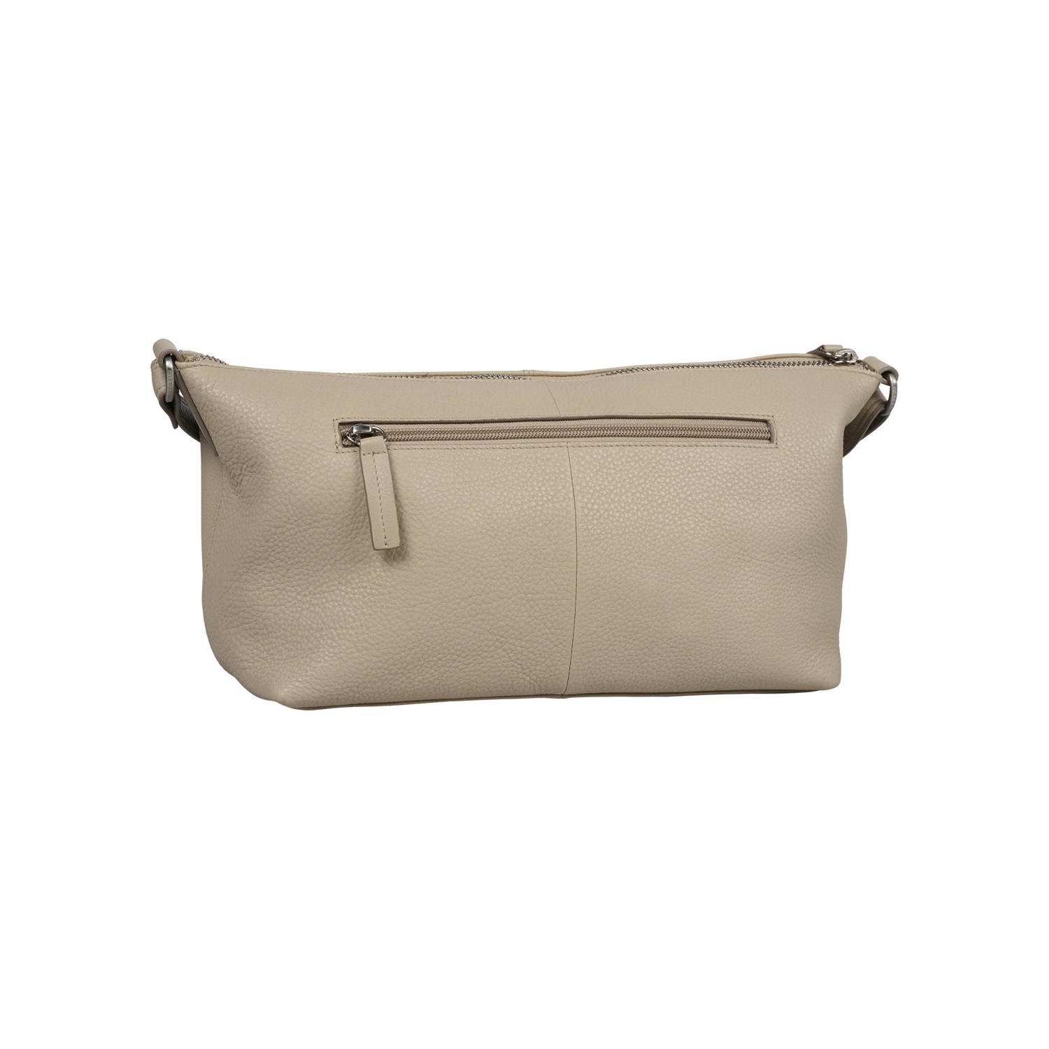 BURKELY leren crossbody tas Soft Skylar grijs