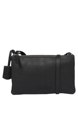 leren crossbody tas Soft Skylar zwart