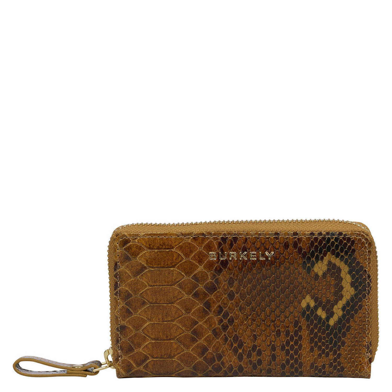 BURKELY leren portemonnee Vintage Veda oker