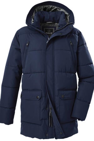 jas donkerblauw