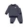 Feetje Wafel pyjama  royal blue/wit
