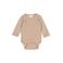 Feetje overslagromper The Magic is in You taupe melange