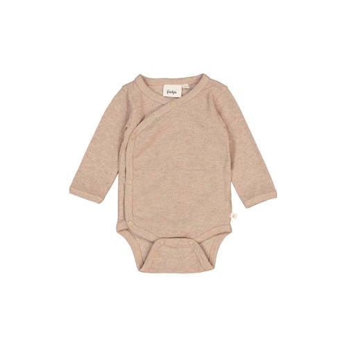Feetje overslagromper The Magic is in You taupe melange afbeelding