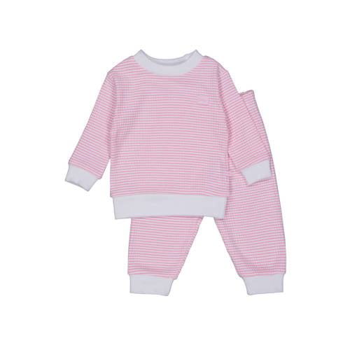 Feetje Wafel pyjama roze/wit afbeelding