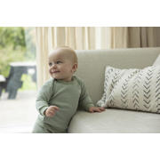 thumbnail: Feetje   Wafel pyjama groen melange/wit