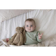 thumbnail: Feetje   Wafel pyjama groen melange/wit