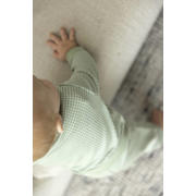 thumbnail: Feetje   Wafel pyjama groen melange/wit