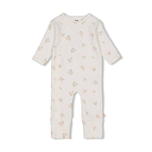 Feetje boxpak Flowers wit/roze/groen afbeelding