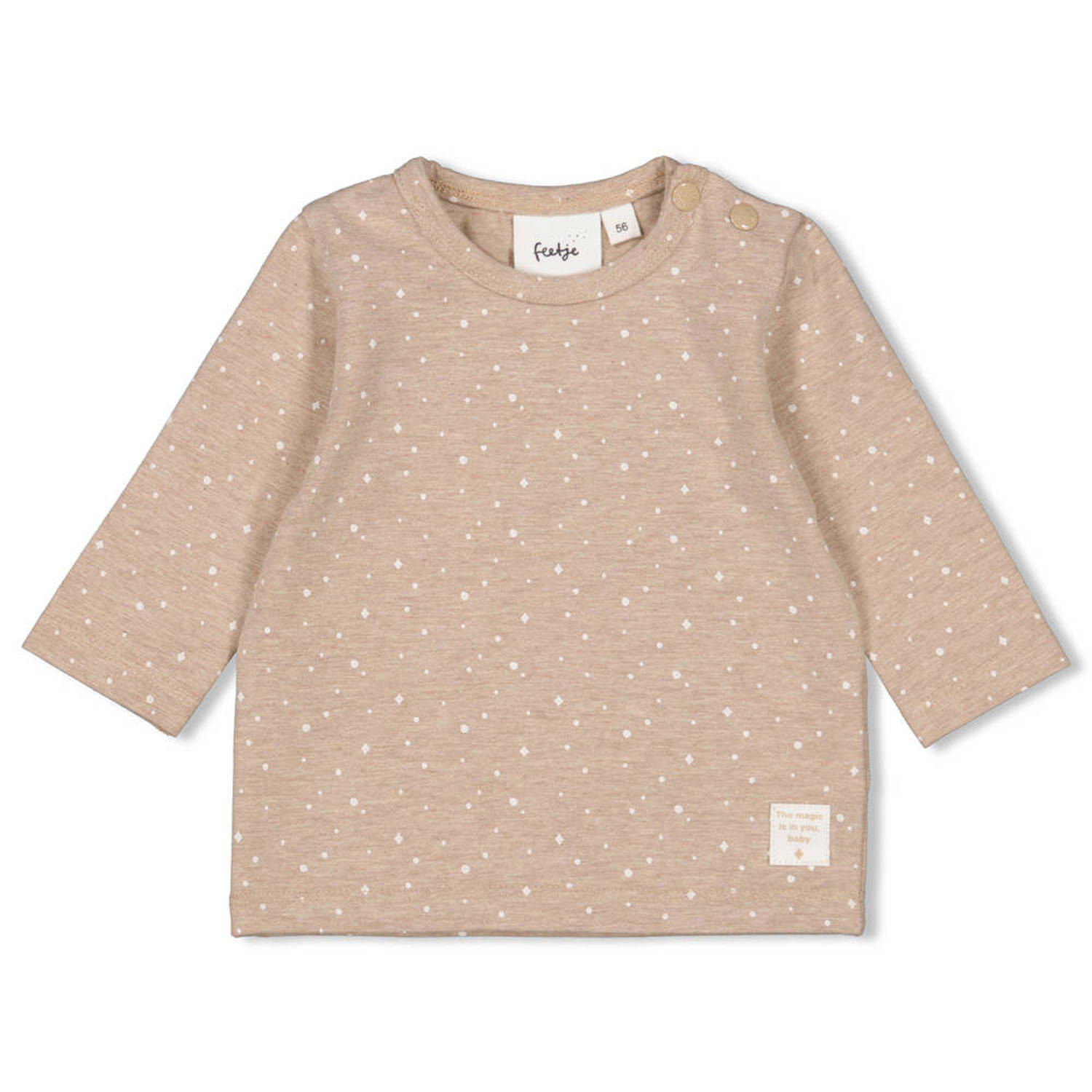 Feetje longsleeve taupe