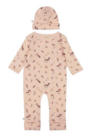 thumbnail: Feetje geschenkset boxpak + muts met all over print roze