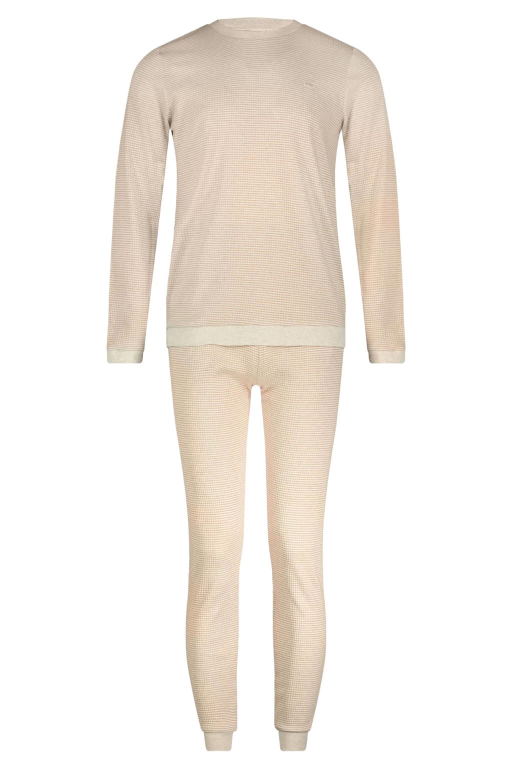 Feetje unisex Family Edition Wafel pyjama set stroopwafel/wit
