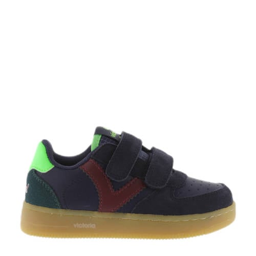 Victoria leren sneakers donkerblauw afbeelding