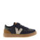Victoria suède sneakers marineblauw