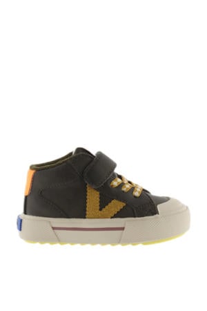 leren sneakers bruin