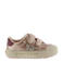 Victoria leren sneakers oudroze metallic