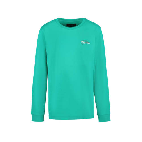 Cars longsleeve met backprint mintgroen afbeelding