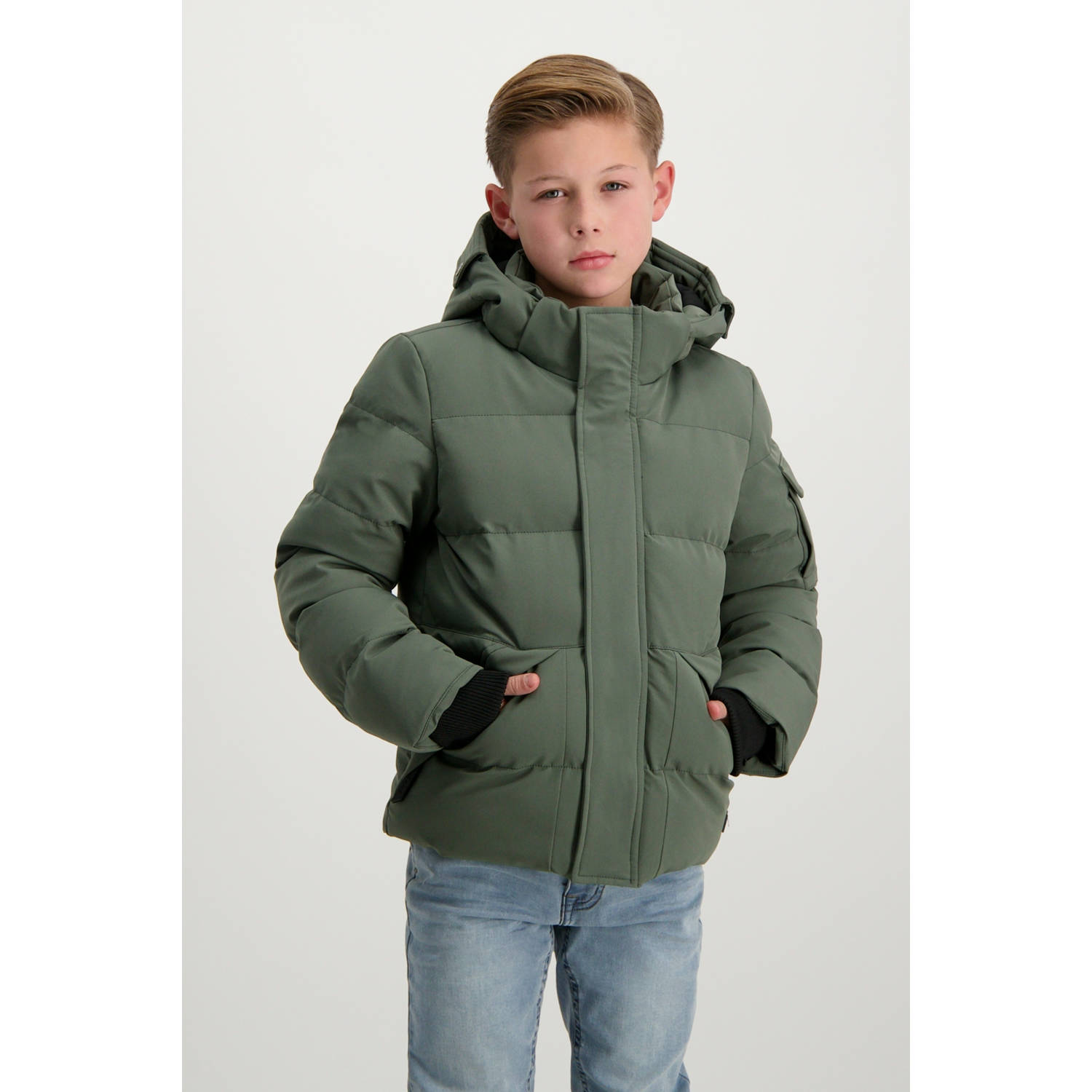 CARS JEANS Cars Jongens Jassen Camden Donkergroen