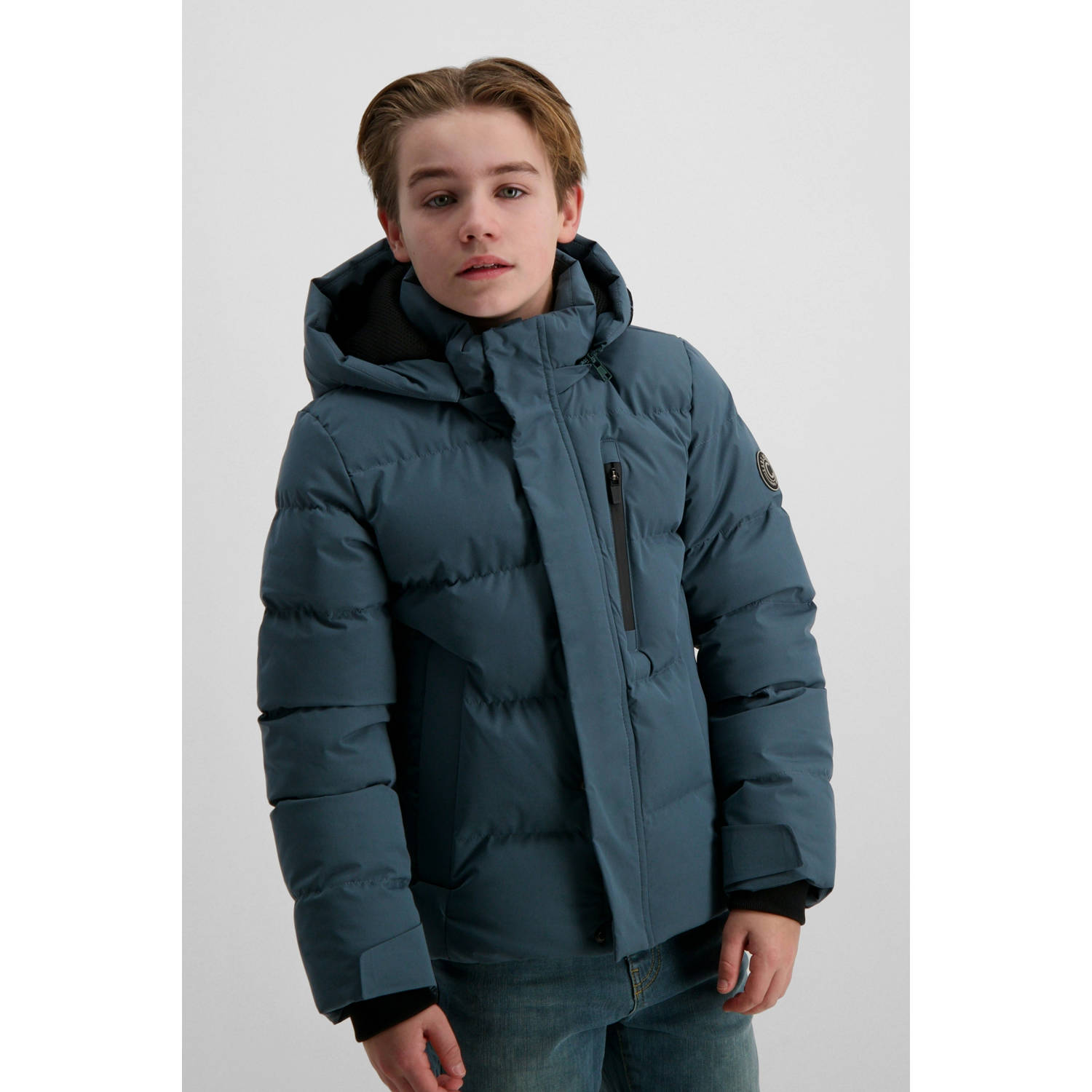 Cars gewatteerde jas blauw