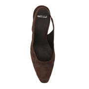 thumbnail: Manfield suède slingback pumps bruin