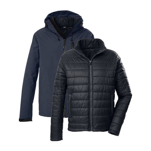 Killtec Reversible jas donkerblauw afbeelding