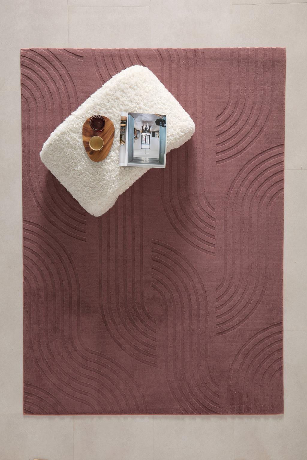 NOUS Living vloerkleed Blair roze (230x160 cm)